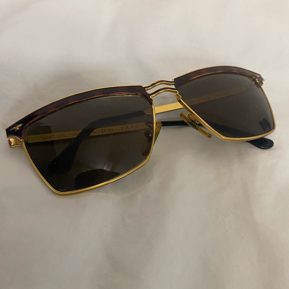 Rare Vintage Police Clubmaster Sunglasses